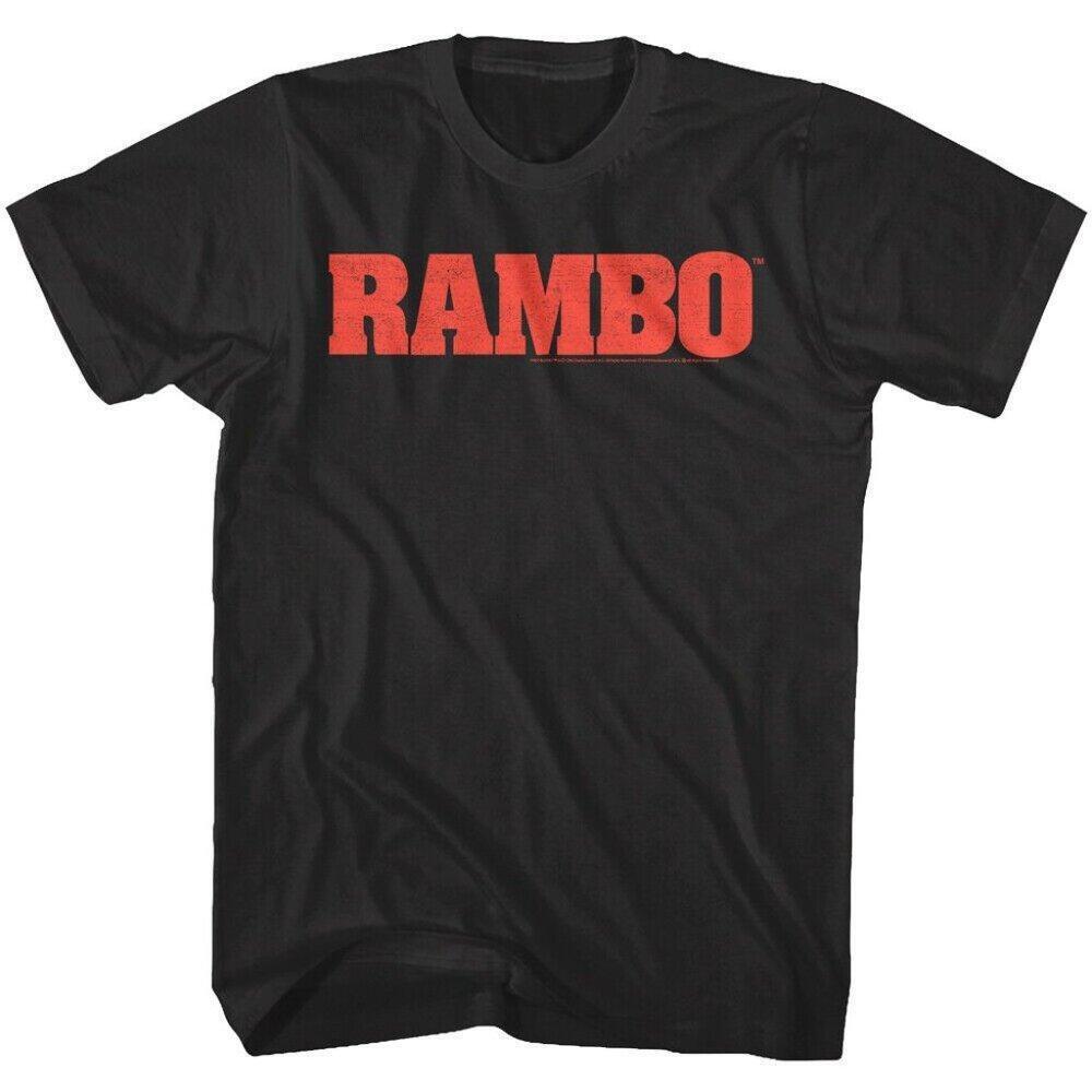 Rambo Movie Logo Graphic Action Classic Film Fan Gift T Shirt 17